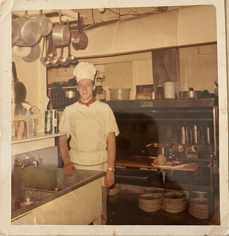 Robbie in the kitchen, 1960