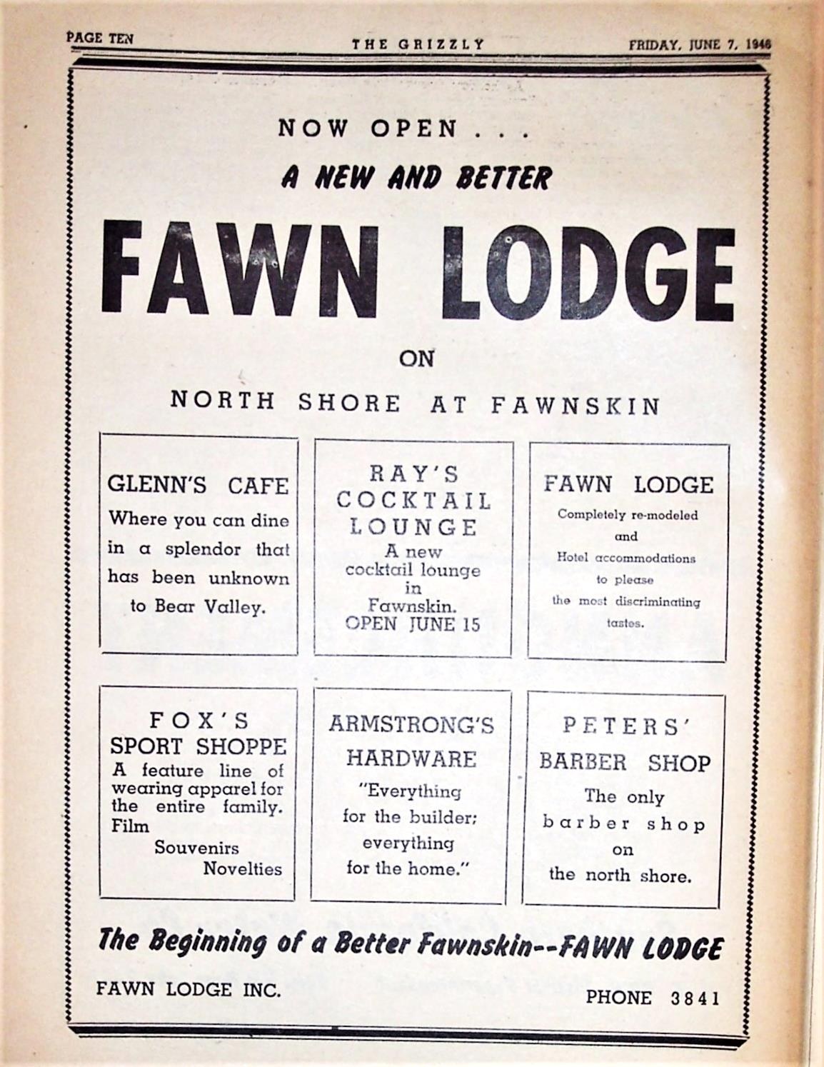 A new and better Fawn Lodge