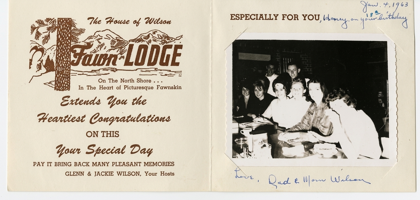 Judy's 18th birthday, 1963